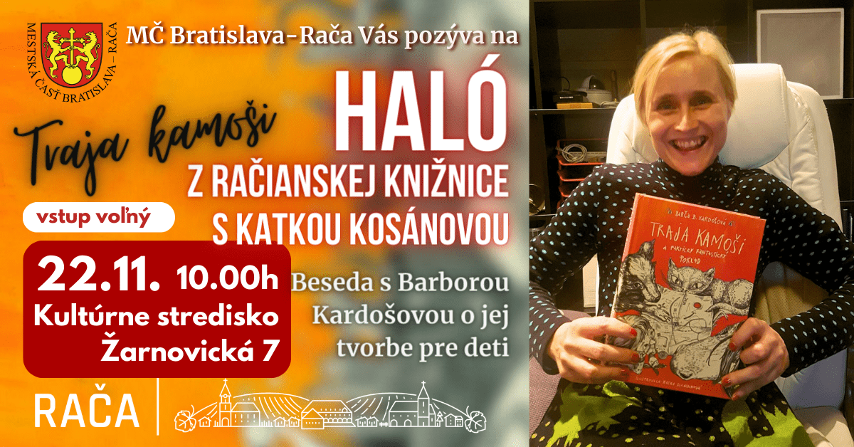 Spisovateľka Barbora Kardošová bude hosťom v knižnici