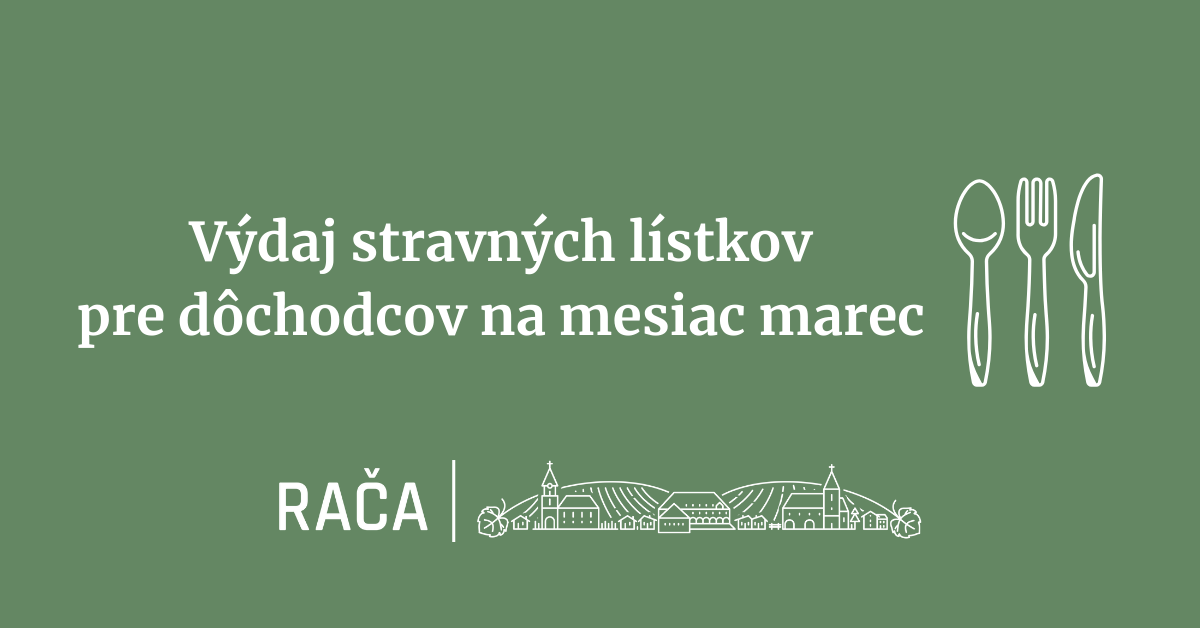 Stravné lístky pre dôchodcov na mesiac marec 2024