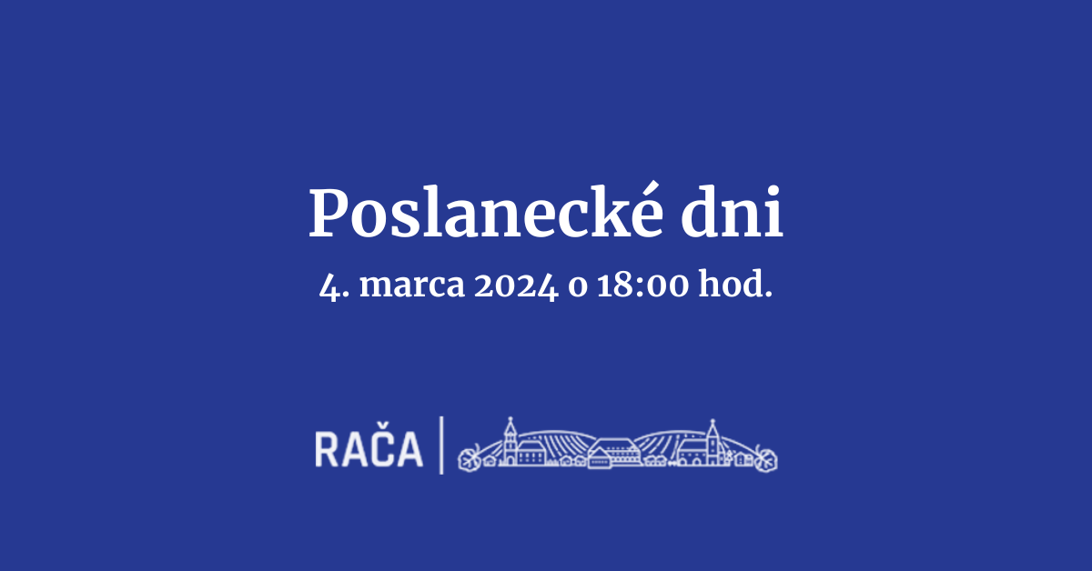 Stretnutia s poslancami sa uskutočnia 4. marca