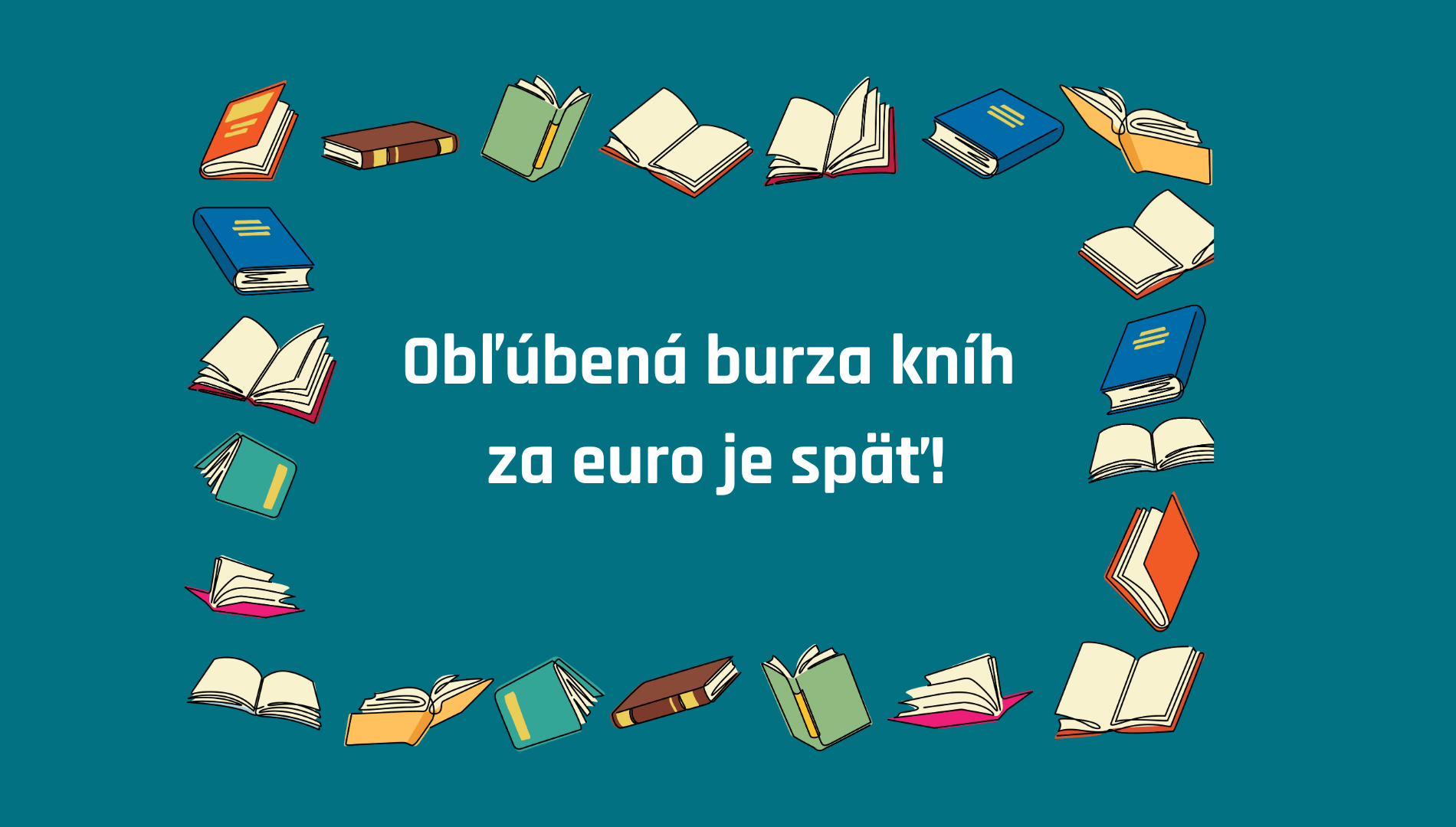 Príďte si kúpiť knihy za 1€ do KS Žarnovická
