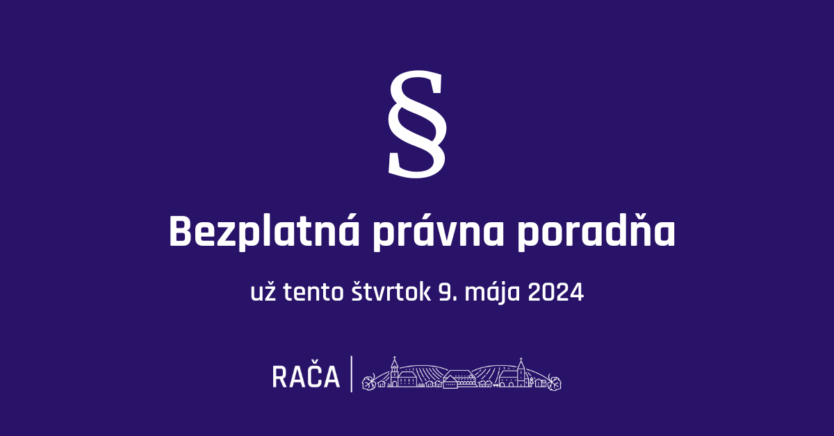 Bezplatná právna poradňa už tento štvrtok