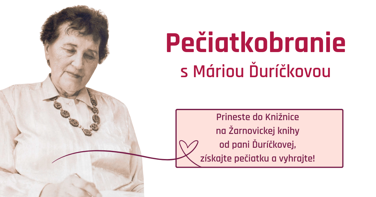 Pečiatkobranie s Máriou Ďuríčkovou v Knižnici na Žarnovickej