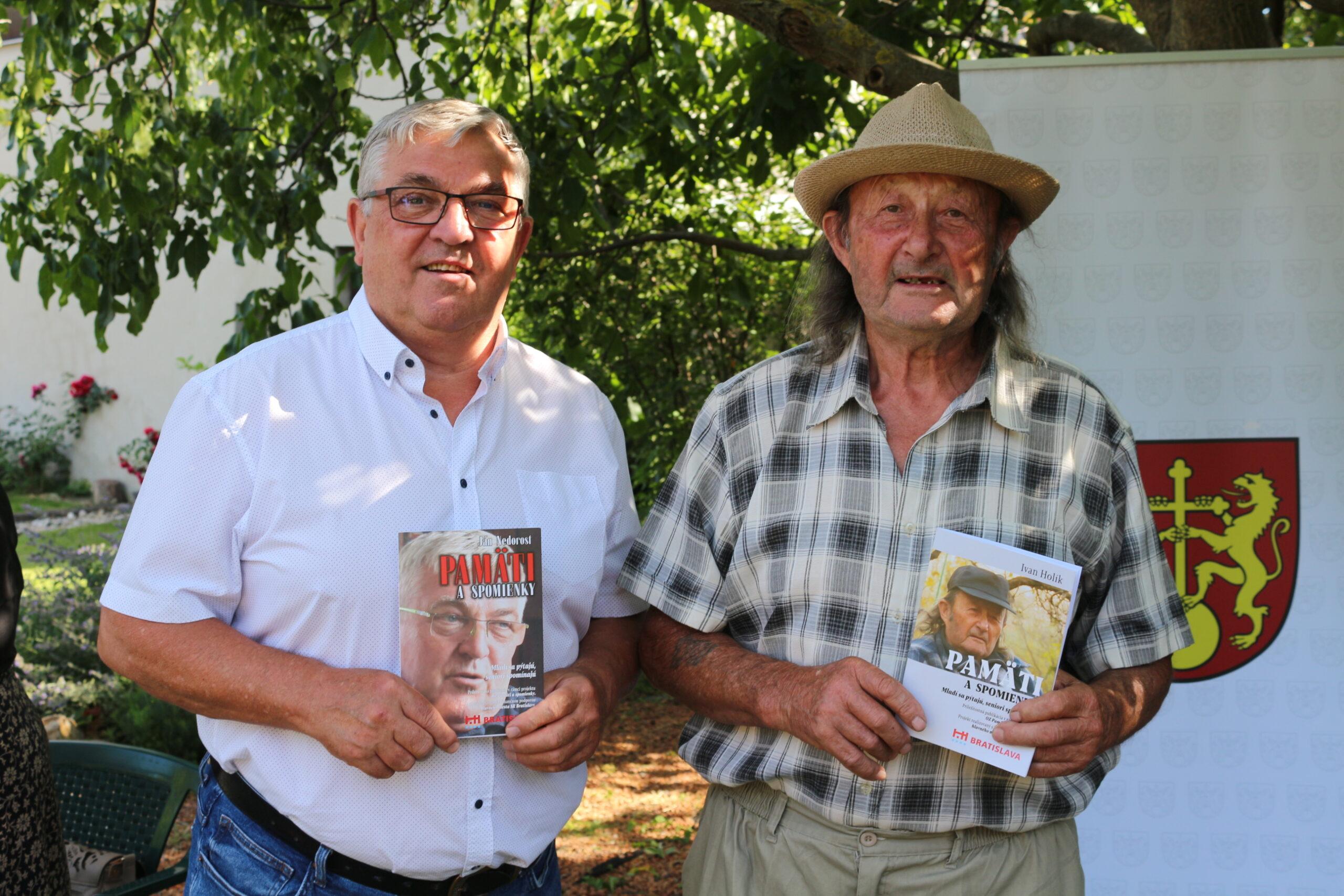 Račania Ivan Holík a Ján Nedorost majú svoje pamäti