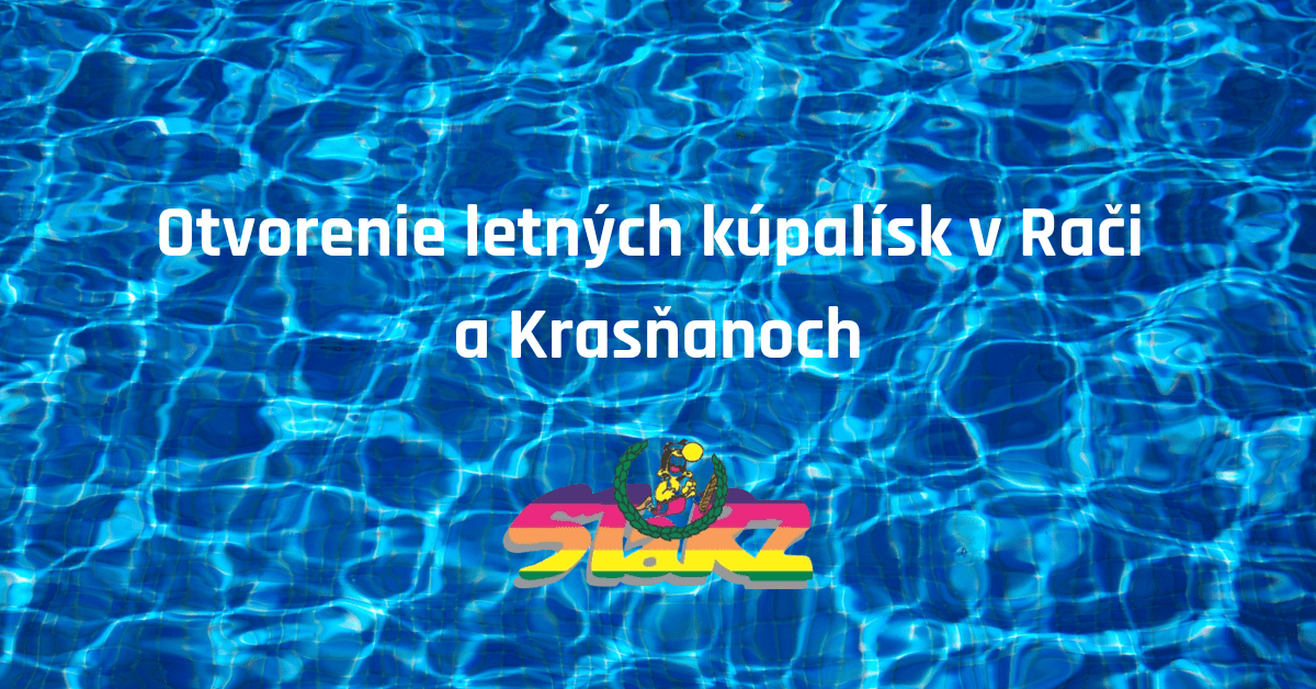 Kúpalisko v Krasňanoch otvoria 15.6. V Rači trochu neskôr