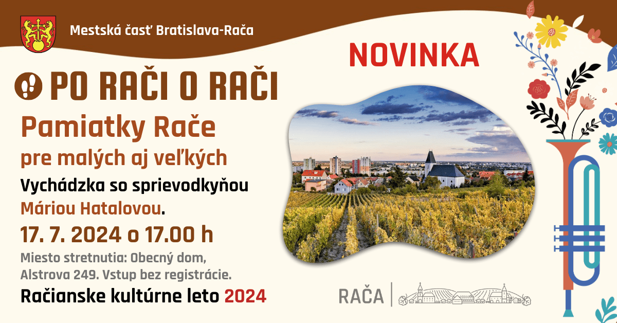 „Po Rači o Rači“ s renomovanou sprievodkyňou Máriou Hatalovou
