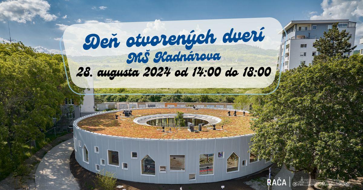 Pozvánka: Deň otvorených dverí v novej MŠ Kadnárova