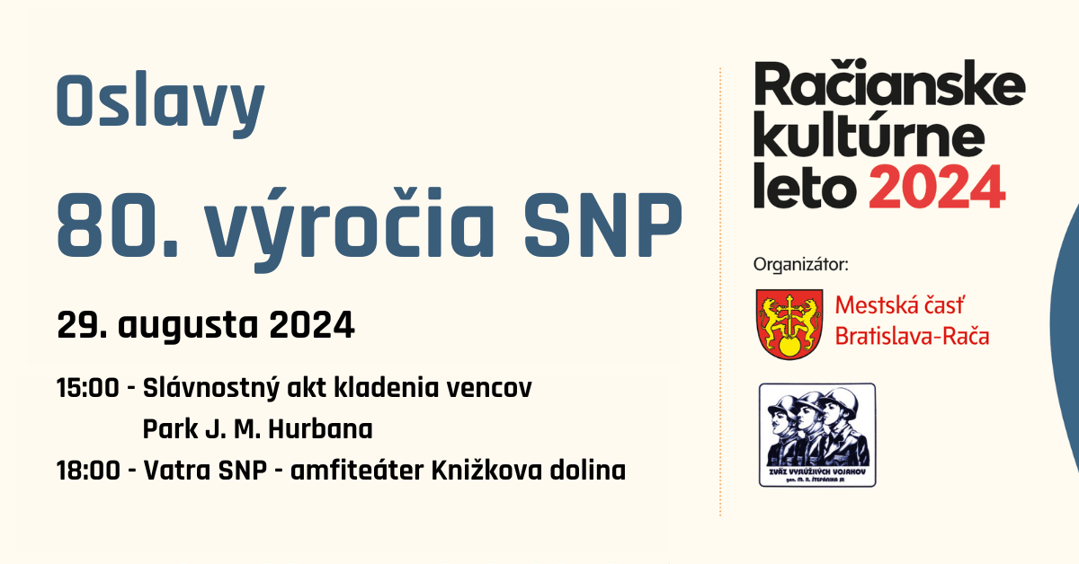 Oslavy 80. výročia SNP v Rači