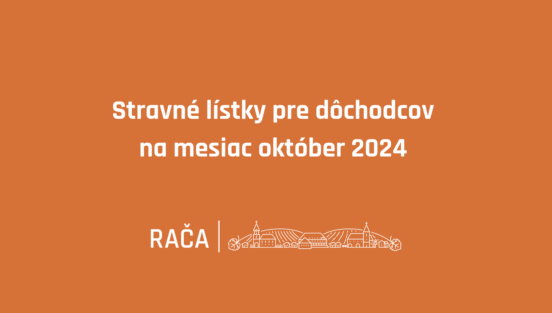 Stravné lístky pre dôchodcov na október