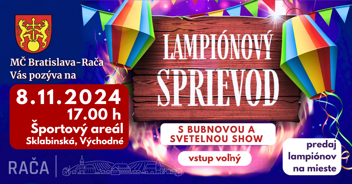 Bubnová a svetelná show na lampiónovom sprievode