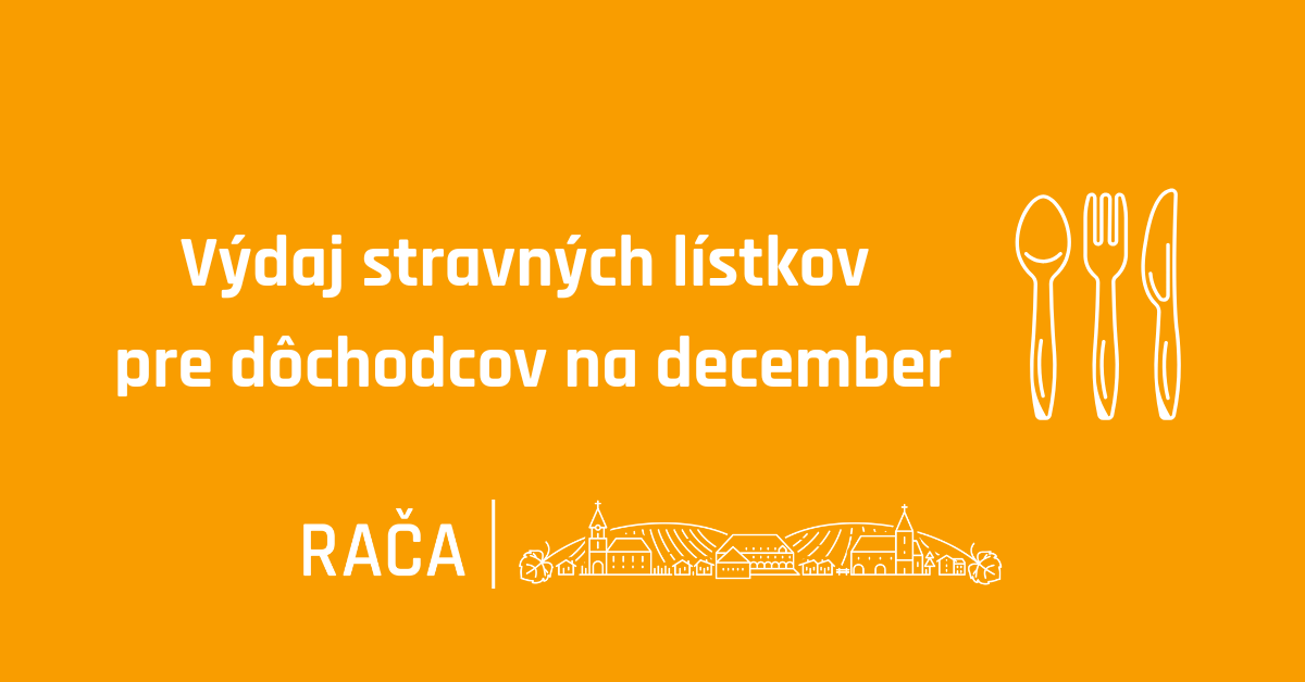 Výdaj stravných lístkov pre dôchodcov