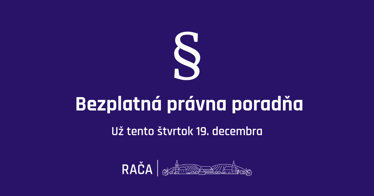 Posledná bezplatná právna poradňa v tomto roku