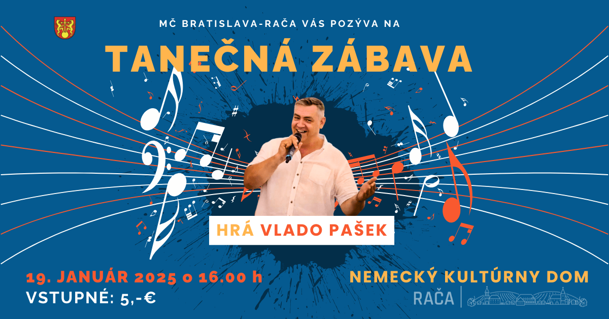 Januárová tanečná zábava s V. Pašekom