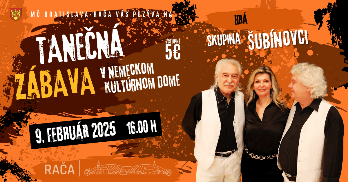 Tanečná zábava so Šubínovcami už v nedeľu
