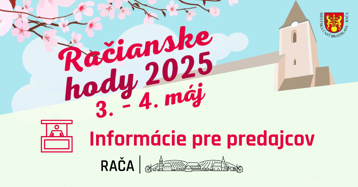 Račianske hody 2025 – info a prihláška pre predajcov