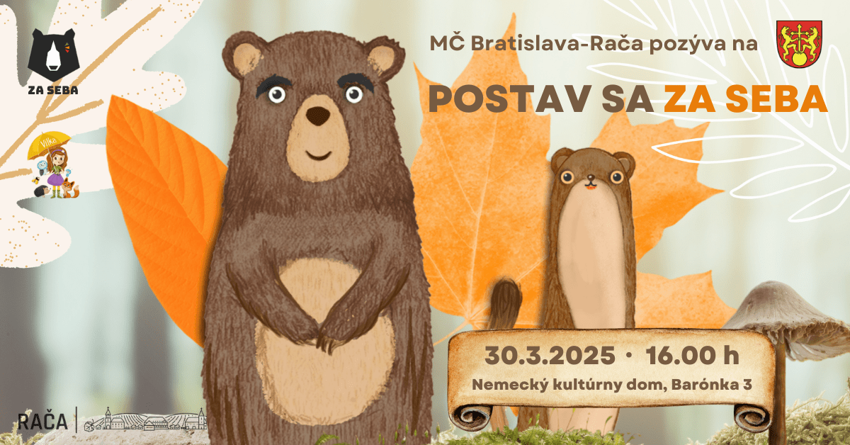 Interaktívne detské divadlo Postav sa za seba