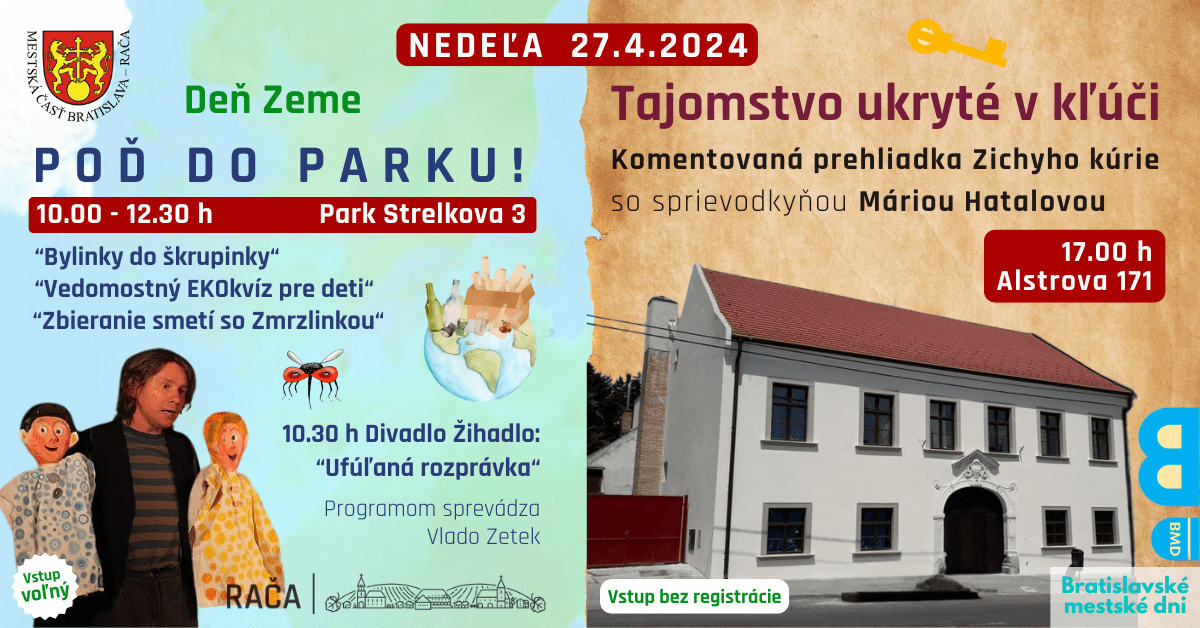 Bratislavské mestské dni (26.-27.4.) v Rači