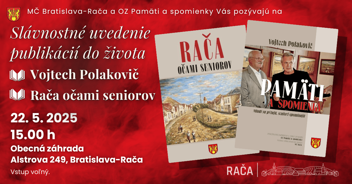 Nové knihy pamätí významných Račanov
