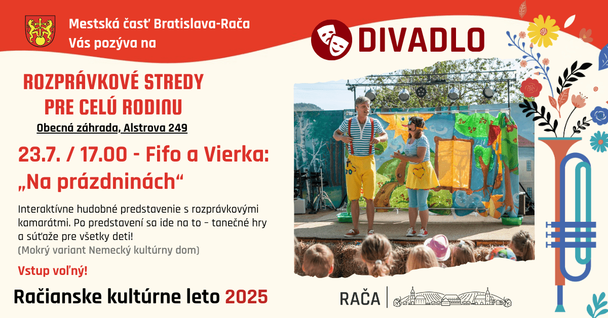 Fifo a Vierka na prázdninách v Rači