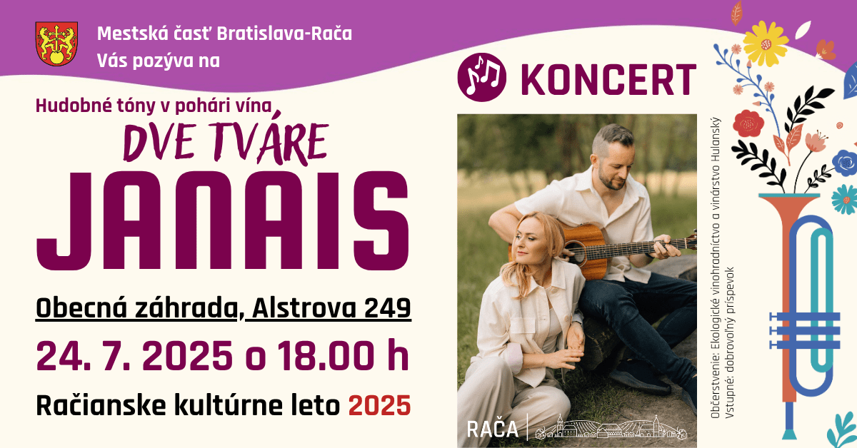 Jedinečný koncert speváčky JANAIS v Rači