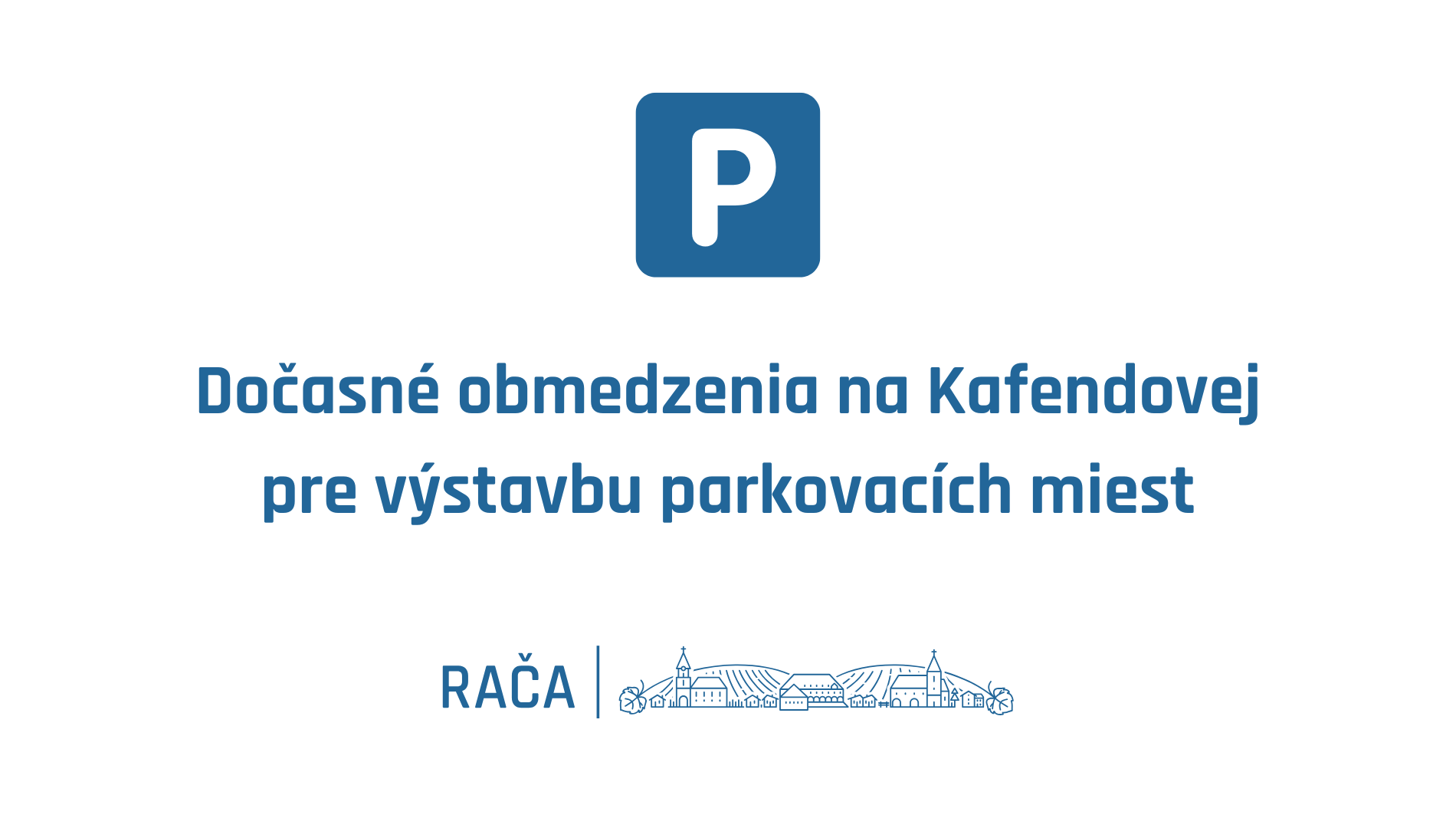 Kafendova: Výstavba parkovacích miest