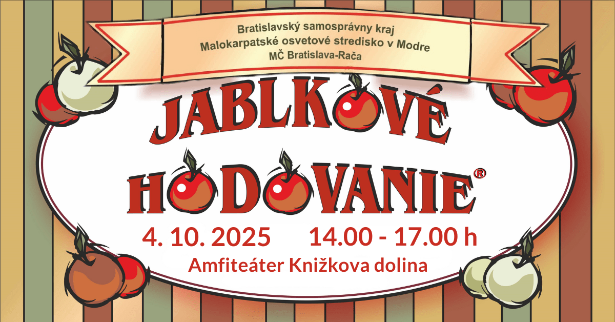 Jablkové hodovanie bude v amfiteátri