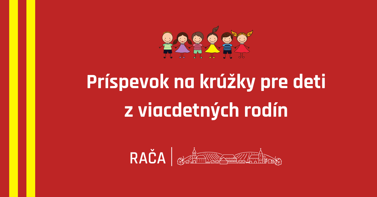 Príspevok na krúžky detí z viacdetných rodín