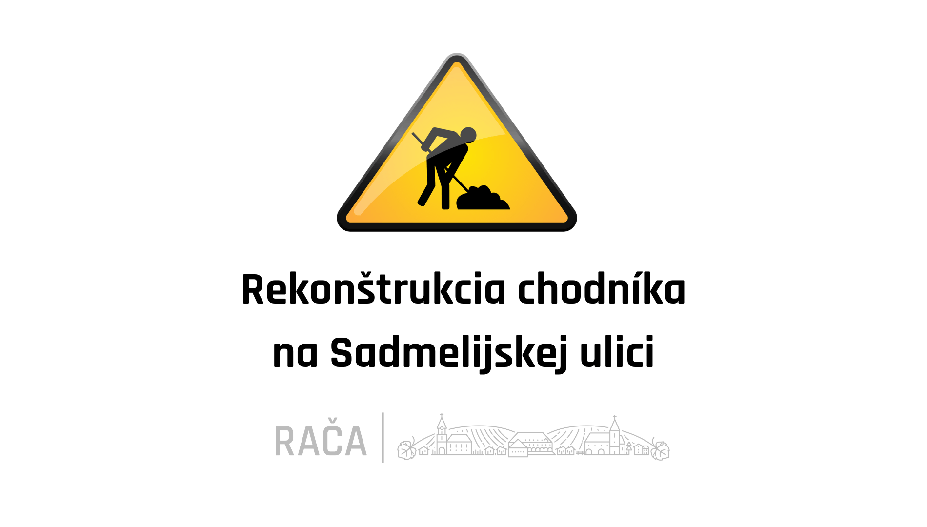 Rekonštrukcia chodníka na Sadmelijskej ulici