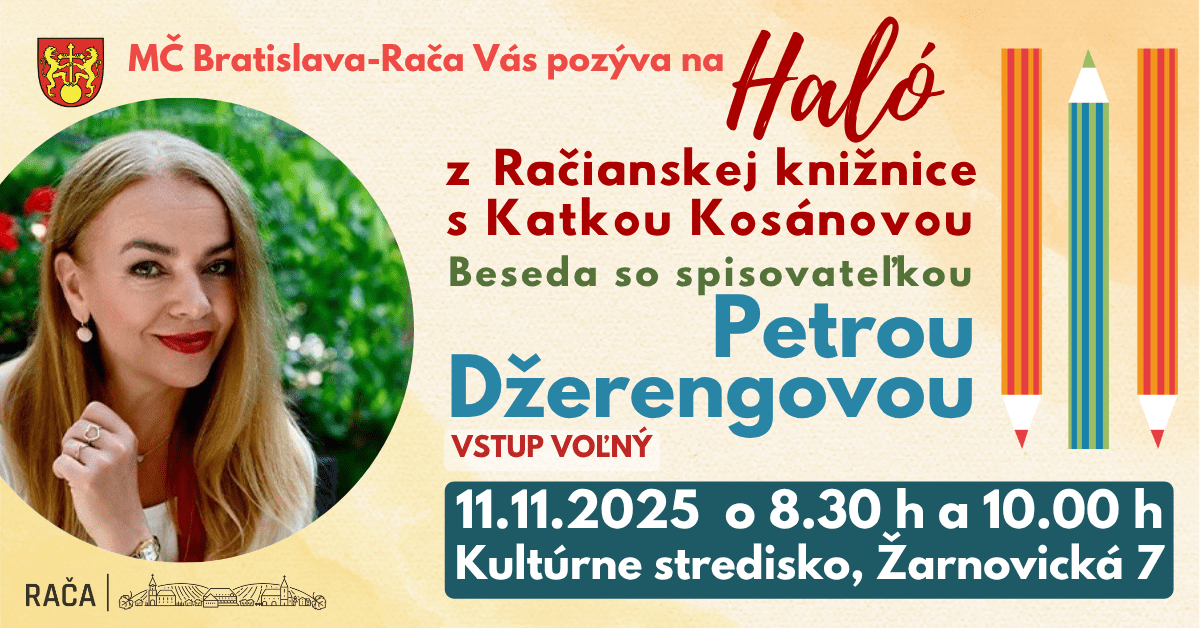Známa spisovateľka v račianskej knižnici