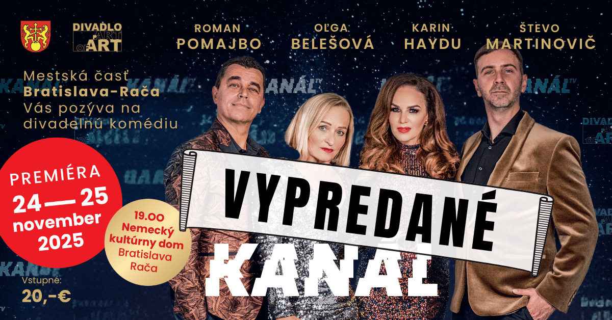 Premiéra komédie KANÁL v novembri