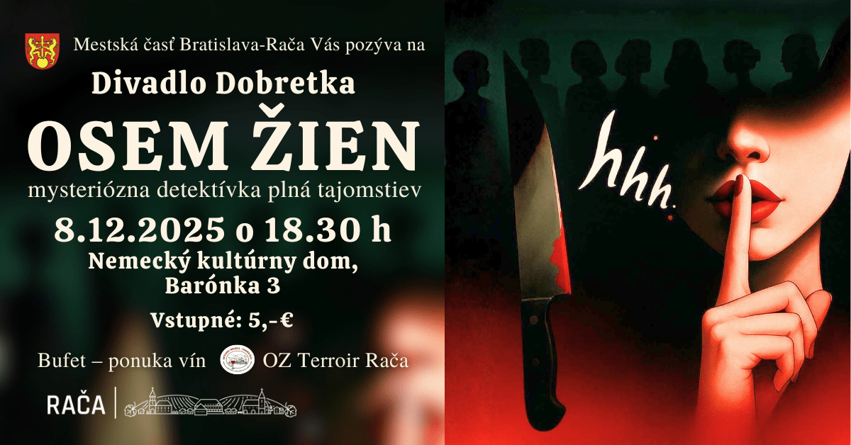 OSEM ŽIEN v mysterióznej detektívke