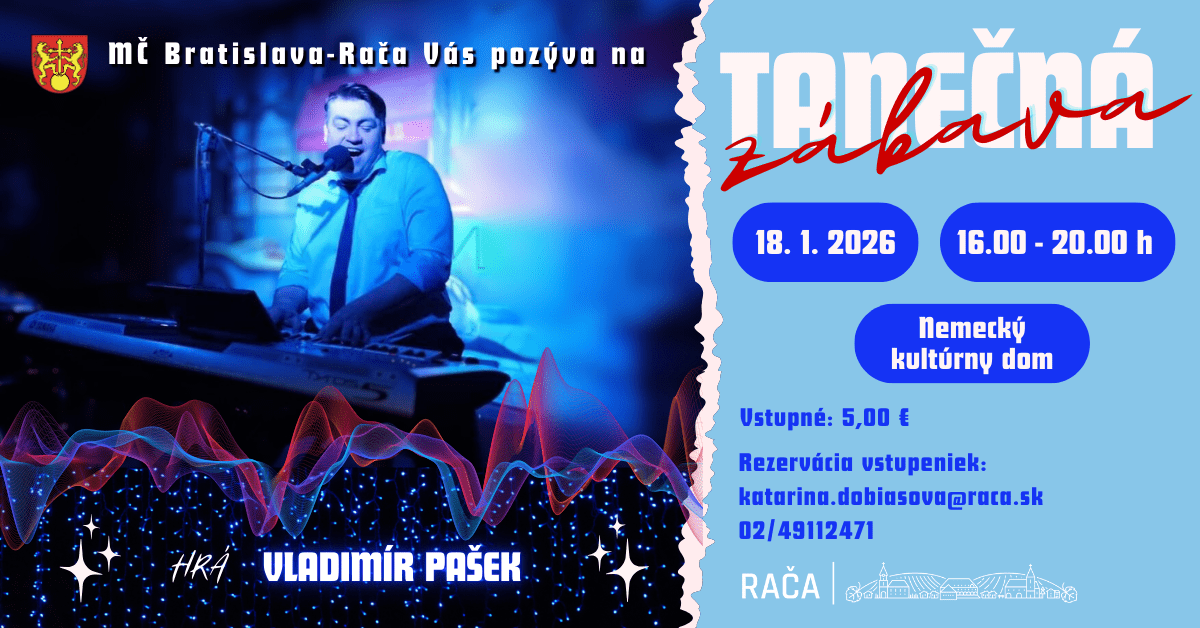 Tanečná zábava s Vladom Pašekom
