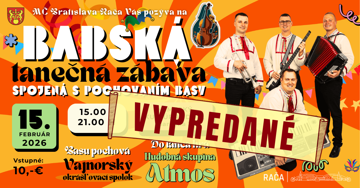 Babská tanečná zábava so skupinou Atmos