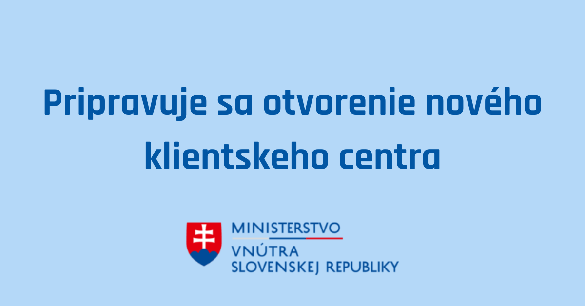 Na Zlatých pieskoch otvoria nové klientske centrum