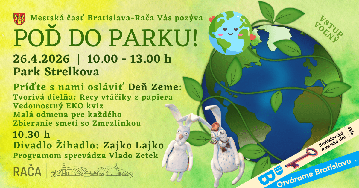 Deň Zeme oslávime v parku Strelkova