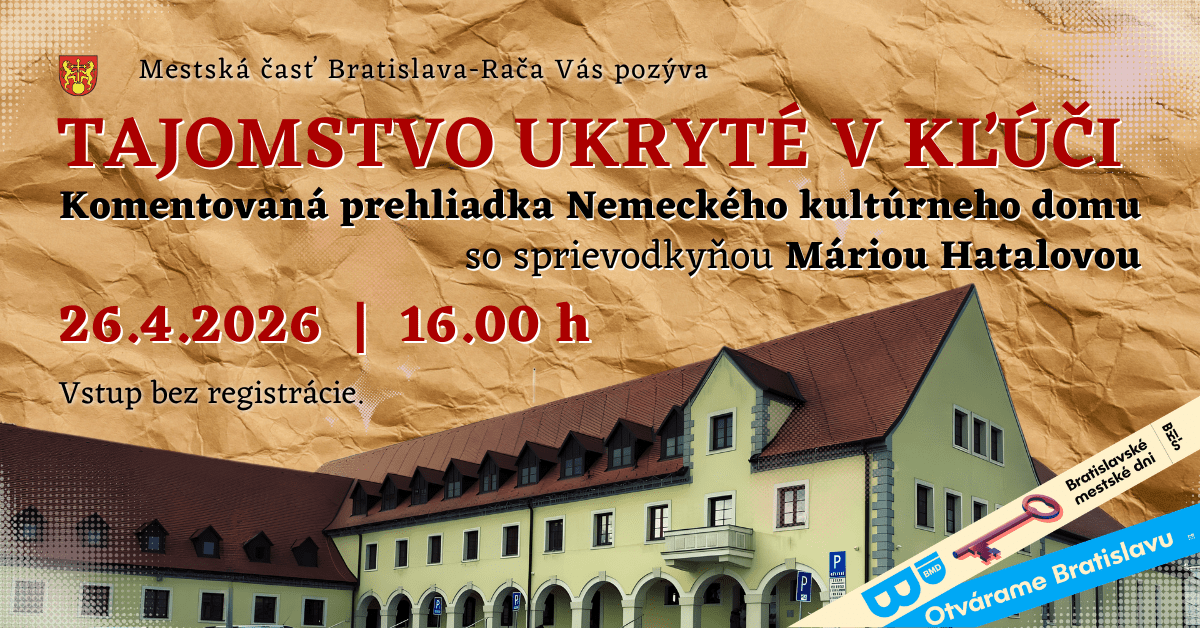 Spoznajte zákutia Nemeckého kultúrneho domu