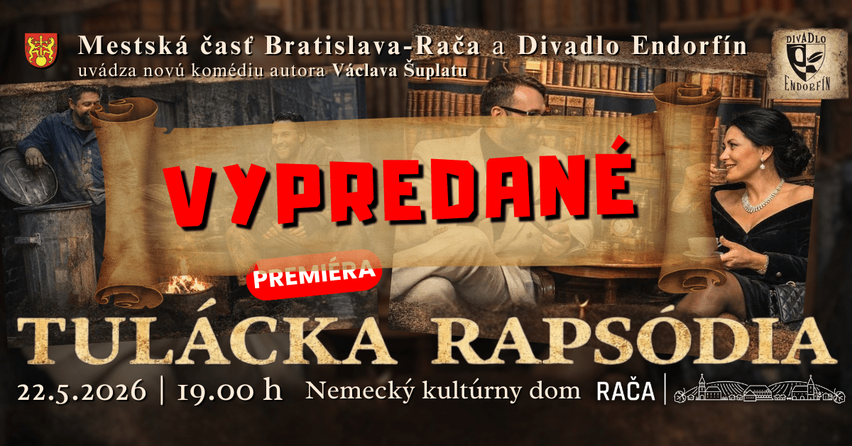 Premiéra komédie Divadla Endorfín v Rači