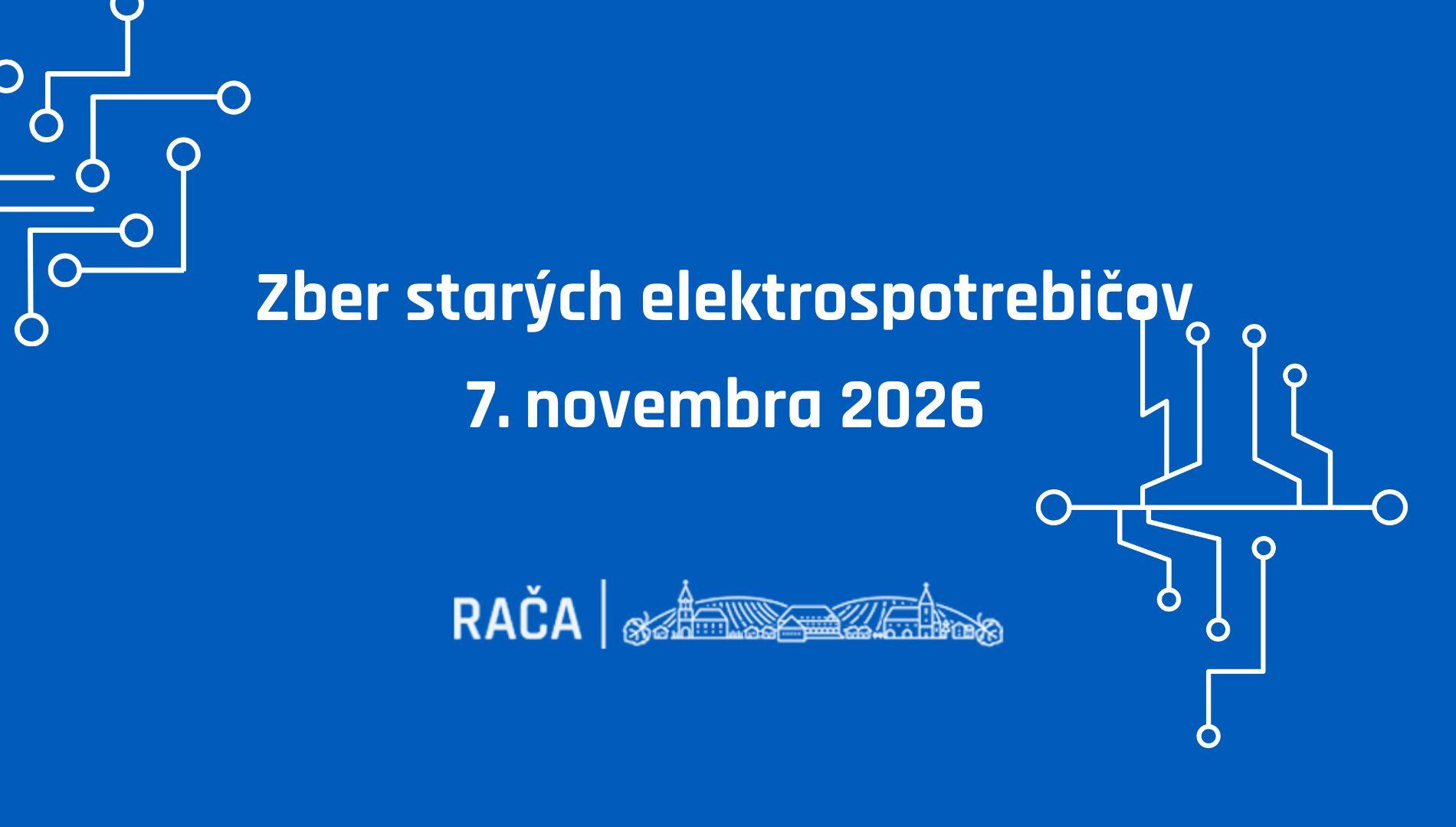 Zber starých spotrebičov 7. novembra 2026
