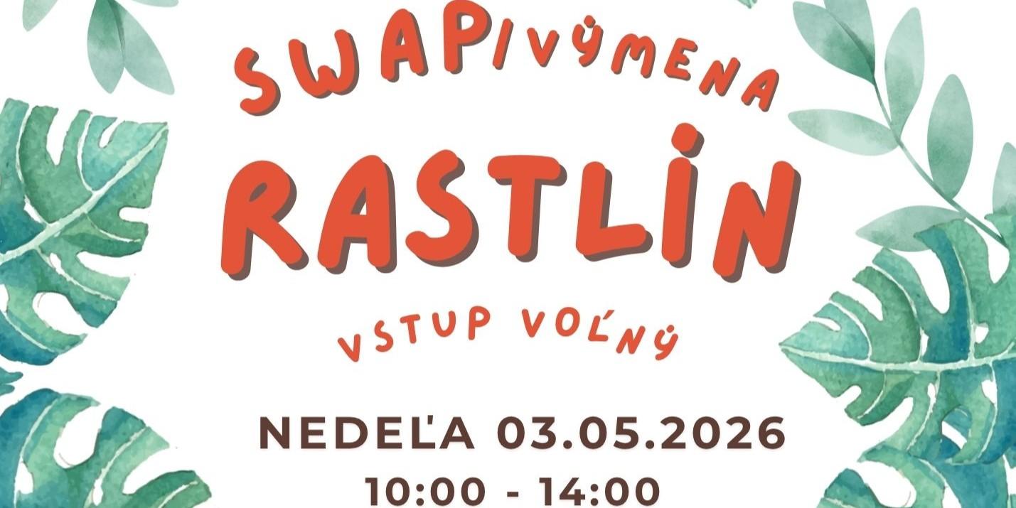 Swap/výmena rastlín už túto nedeľu