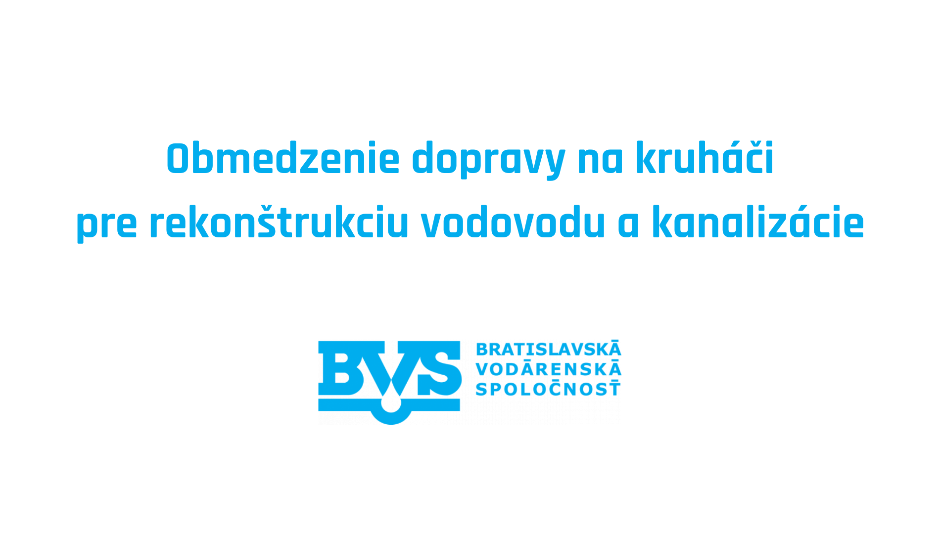 Obmedzenie dopravy na námestí A. Hlinku