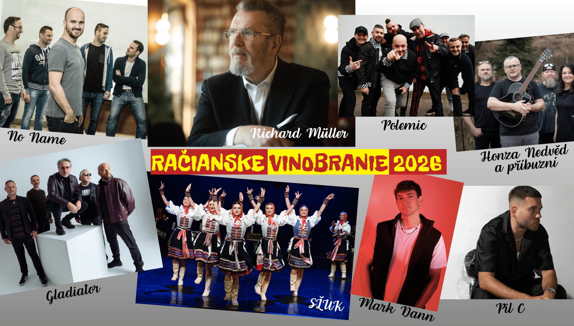 Na vinobraní privítame Müllera, SĽUK i No Name