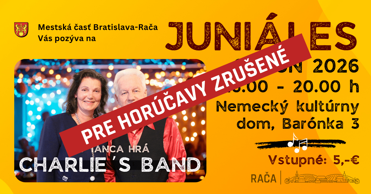 ZRUŠENÉ: Juniáles s Charlie´s band