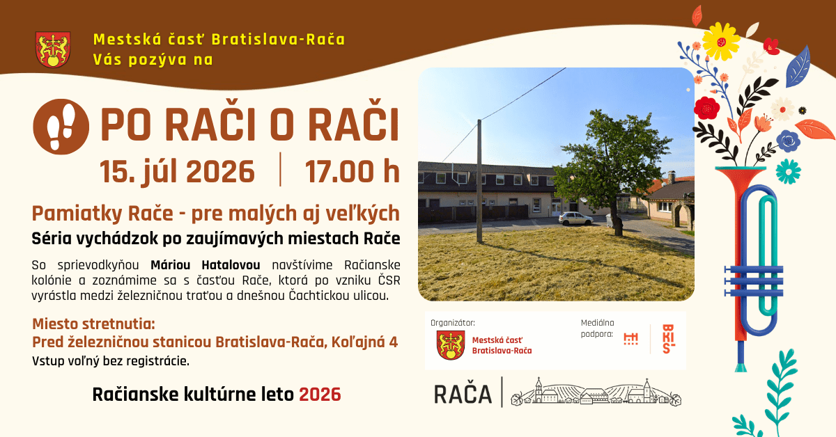 Mária Hatalová nám priblíži Račianske kolónie