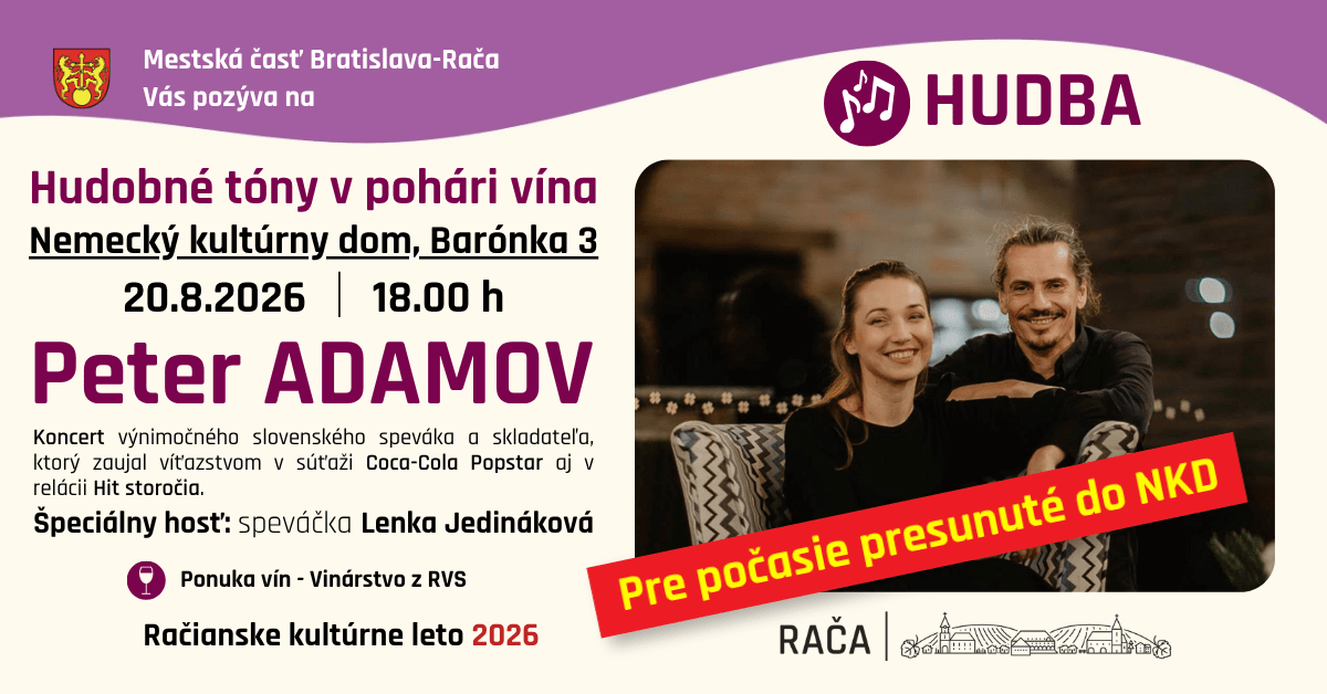 Peter Adamov konečne aj v Rači