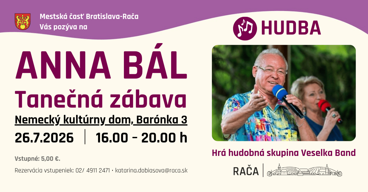 Obľúbený ANNA BÁL s Veselka Bandom