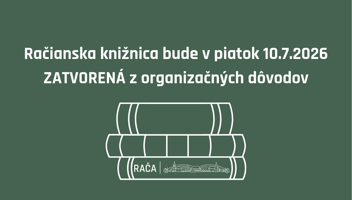 Knižnica bude v piatok 10.7. zatvorená