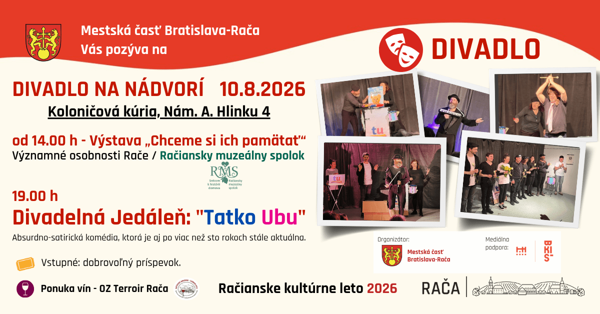 Divadelná jedáleň príde s Tatkom Ubu