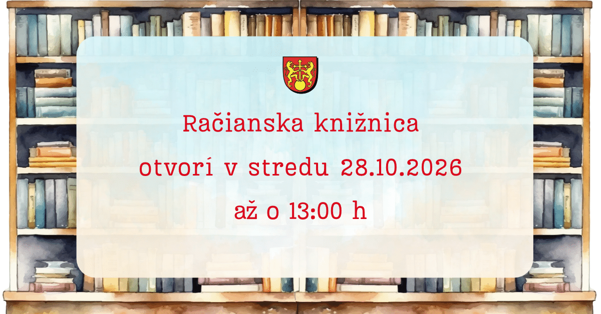 Knižnica otvorí v stredu až popoludní